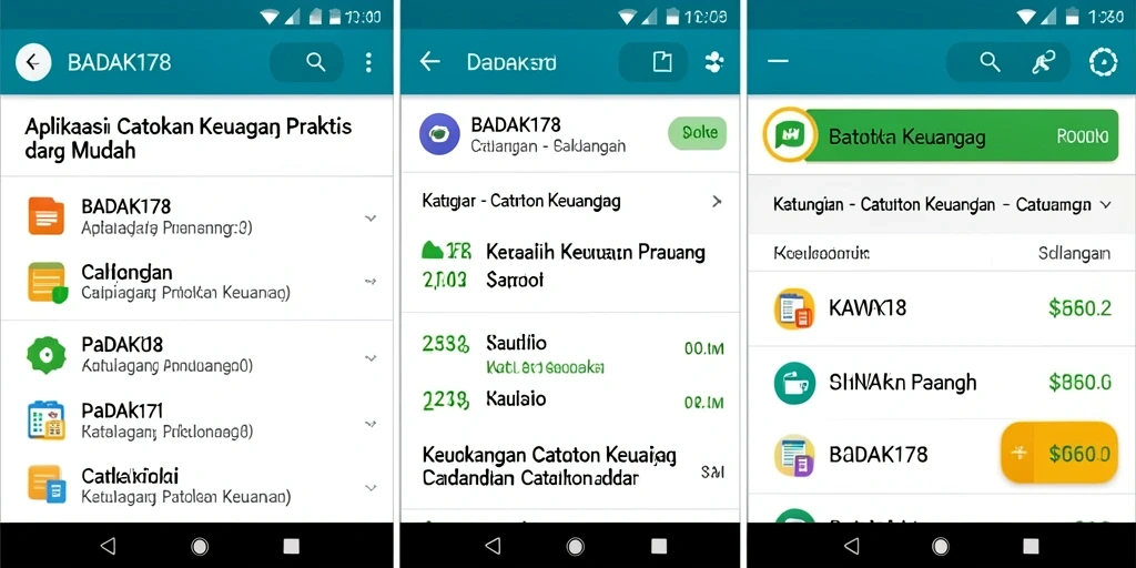 Tampilan antarmuka sederhana dan fungsional dari BADAK178.