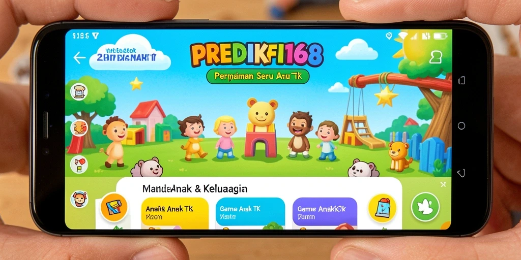 Antarmuka PREDIKSI168 yang ceria dan interaktif untuk anak-anak.